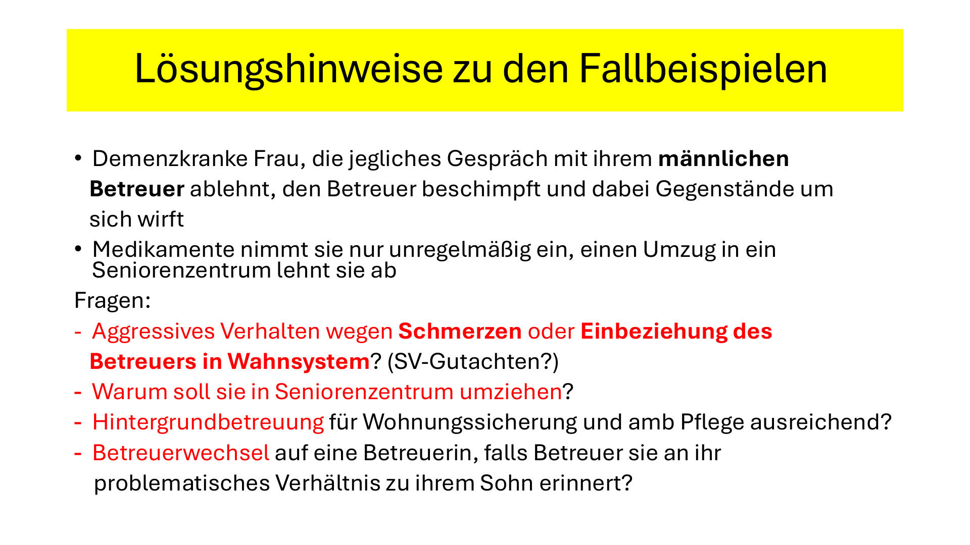 Umgang mit Komplexfällen S.46